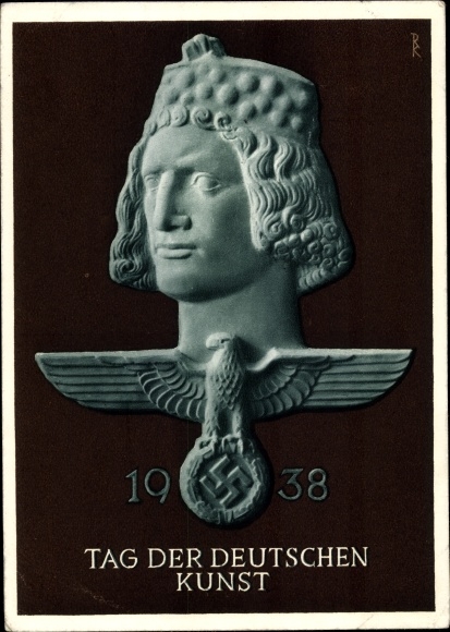 Ganzsachen Ak München Bayern, Tag der Deutschen Kunst 1938, PP 127 C 33