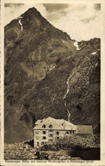Ak Neustift im Stubaital Tirol, Nürnberger Hütte