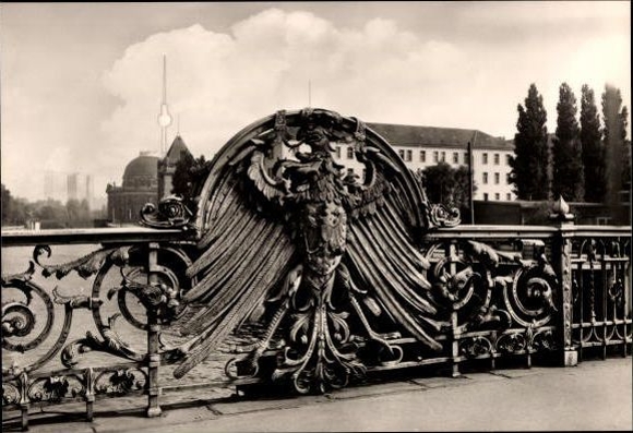 8 Fotos im Umschlag, Berliner Brücken, von Rosemarie Kunze