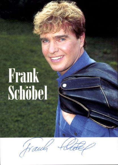 Ak Schauspieler Frank Schöbel, Portrait, Autogramm