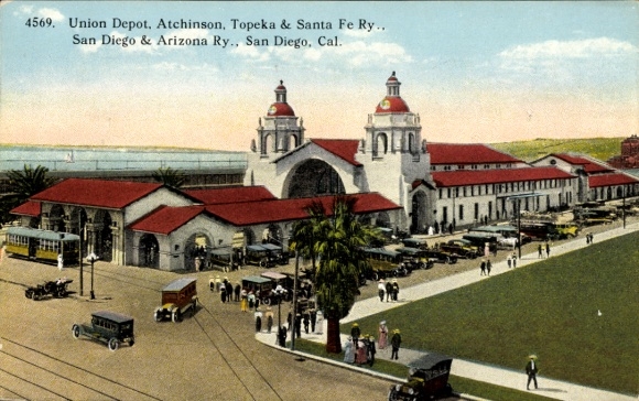 PC San Diego California USA, Union Depot, Atchinson