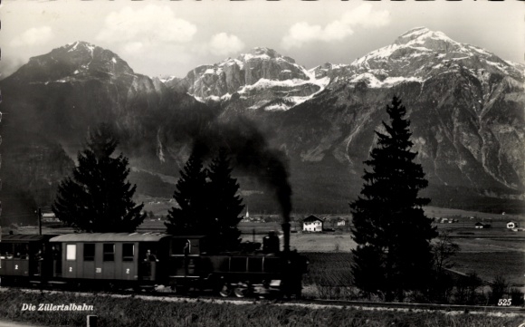 Ak Zillertalbahn, Eisenbahn, Lokomotive, Gebirge