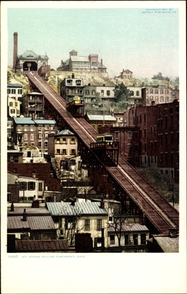 Ak Cincinnati Ohio USA, Mount Adams Incline