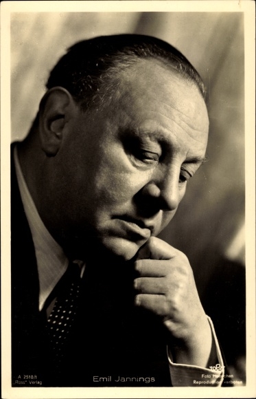 Ak Schauspieler Emil Jannings, Portrait