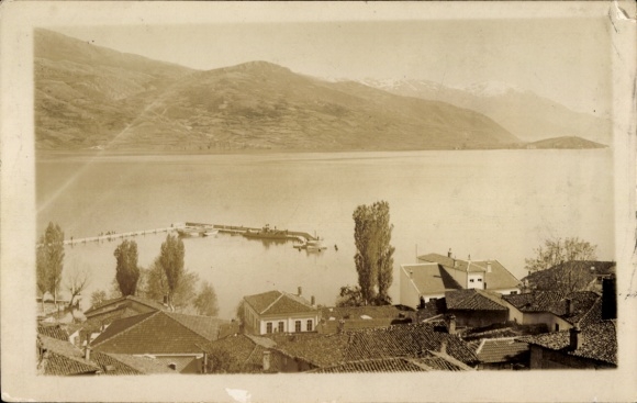 Foto Ak Nordmazedonien, Ohridsee, Ochrida, Gesamtansicht