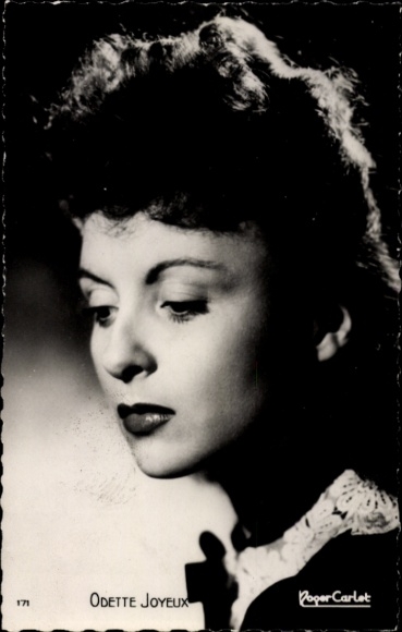 Ak Schauspielerin Odette Joyeux, Portrait, Profil