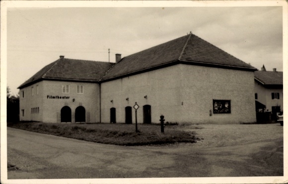 Foto Ak Fridolfing in Oberbayern, Filmtheater, eröffnet 1952