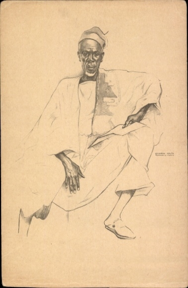 Künstler Ak Malta, E., Exposition de Paris 1937, Empire Portugais, Guinee