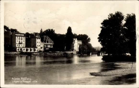 Ak Piešťany Pistyan Pistian Pöstyen Slowakei, Löger a Rosner vila