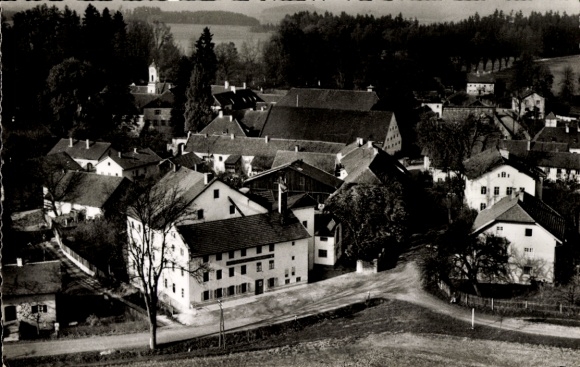 Ak Neufraunhofen in Niederbayern, Teilansicht