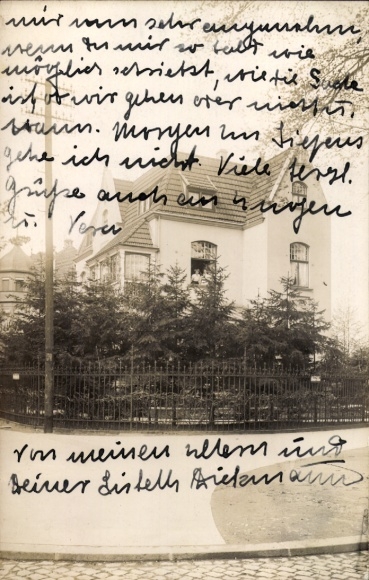 Foto Ak Bayenthal Köln am Rhein, Wohnhaus Familie Diekmann