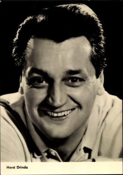 Ak Schauspieler Horst Drinda, Portrait, DEFA Film, Progress Starfoto