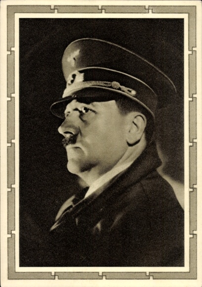 Ganzsachen Ak Führer und Reichskanzler Adolf Hitler, Portrait
