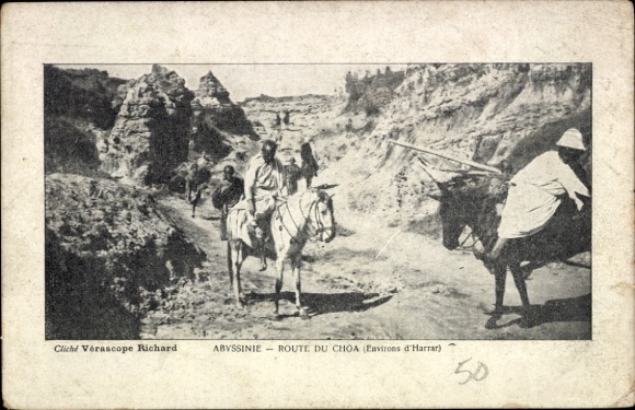 Ak Harrar Harar Äthiopien, Straße nach Choa in Abyssinien