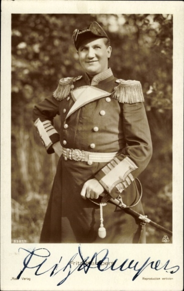 Ak Schauspieler Fritz Kampers, Portrait in Uniform