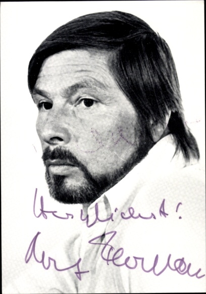 Foto Schauspieler Rolf Boysen, Portrait, Autogramm