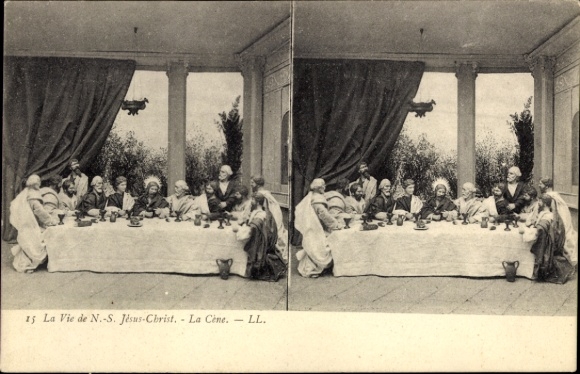 Stereo Ak La Vie de N.-S. Jésus-Christ, La Cène