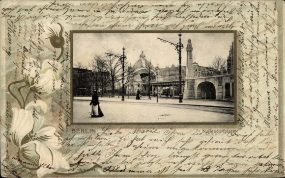 Präge Passepartout Ak Berlin Schöneberg, Nollendorfplatz