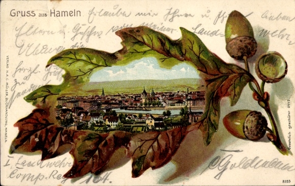 Eichenblatt Litho Hameln in Niedersachsen, Gesamtansicht