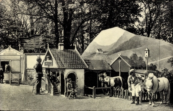 Ak Schaefer's Märchenstadt Lilliput, Ponny
