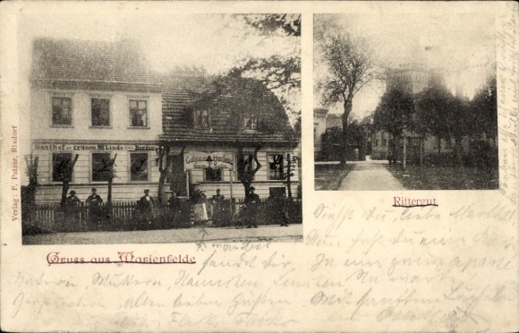 Ak Berlin Tempelhof Marienfelde, Rittergut, Gasthof zur grünen Linde