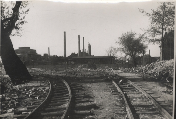 Original Foto Berlin Lichtenberg, Kraftwerk Klingenberg, um 1945/46