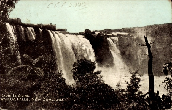 Ak Waiho Neuseeland, Wasserfall, Kauri Logging, Wairua Falls, Neuseeland