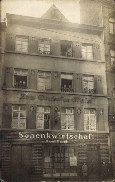 Foto Ak Schenkwirtschaft von Bernhard Masuth, Zum deutschen Michel