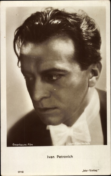 Ak Schauspieler Ivan Petrovich, Portrait