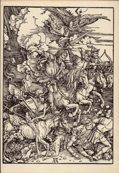 Künstler Ak Dürer, Albrecht, Apokalyptische Reiter