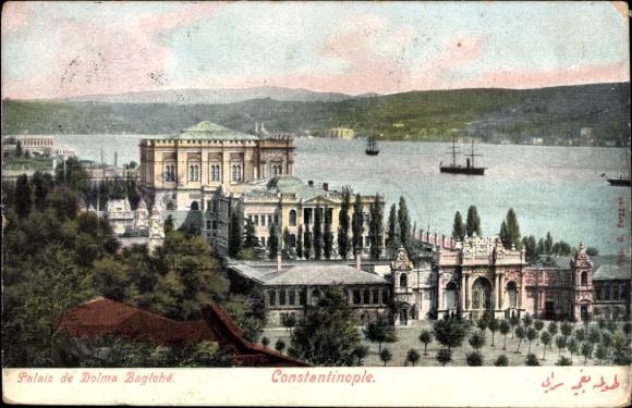 Ak Konstantinopel Istanbul Türkei, Dolmabahçe Palast