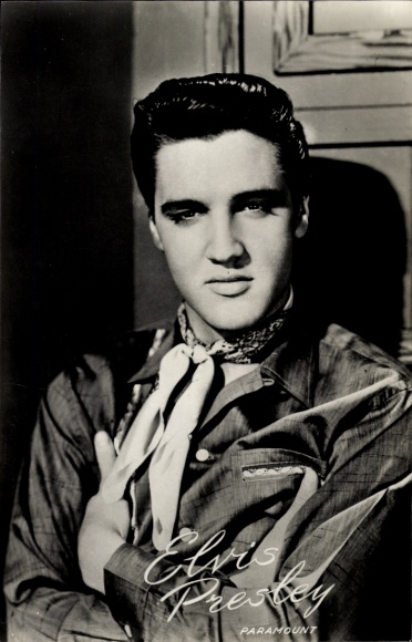 Ak Sänger Elvis Presley, Porträt