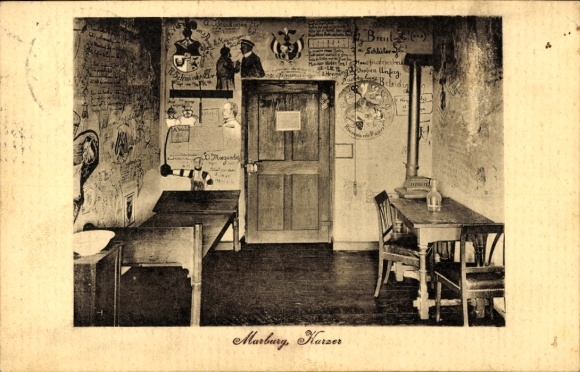 Studentika Ak Marburg an der Lahn, Karzer