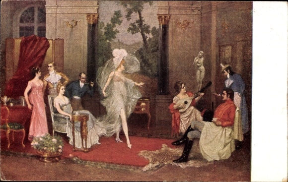 Künstler Ak Tolnay, Directoire, 1920