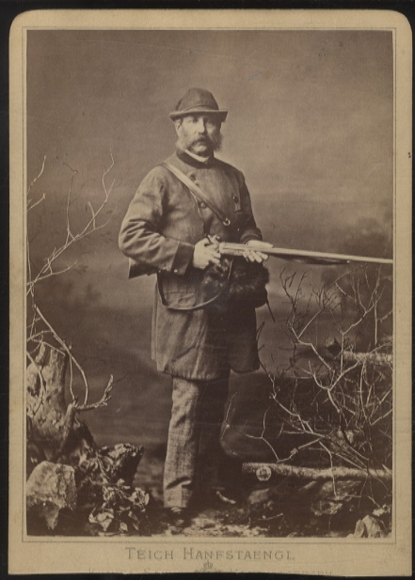 Cabinet Foto König Albert von Sachsen