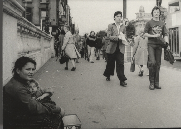Original Foto Hans-Joachim Spremberg, Straßenszene in Dublin / Irland, um 1976