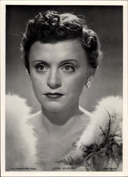 Foto Schauspielerin Luise Ullrich, Portrait