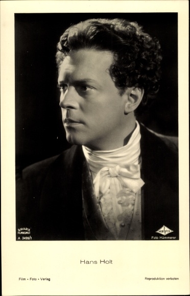 Ak Schauspieler Hans Holt, Portrait