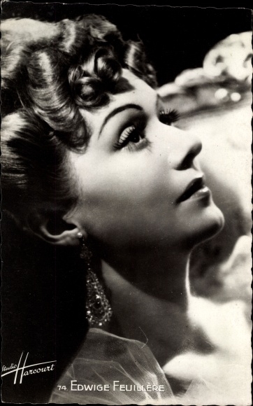 Ak Schauspielerin Edwige Feuillere, Portrait