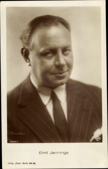 Ak Schauspieler Emil Jannings, Portrait