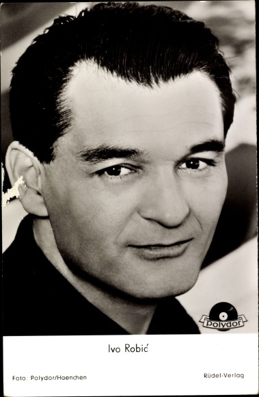 Ansichtskarte / Postkarte Sänger Ivo Robic, Portrait, Polydor