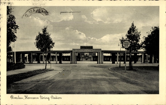 Ak Wrocław Breslau Schlesien,  Hermann Göring Stadion