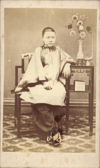 CdV Chinesin, Sitzportrait