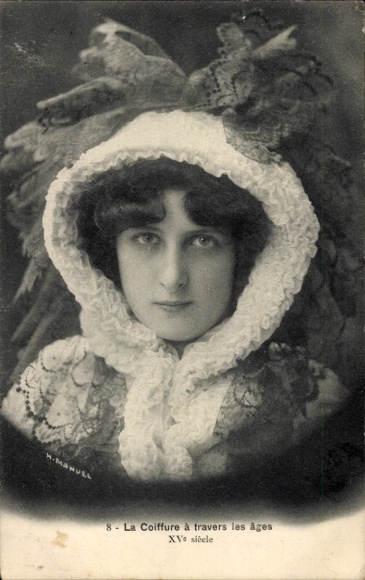 Ak La Coiffure à travers les âges, XVe siècle