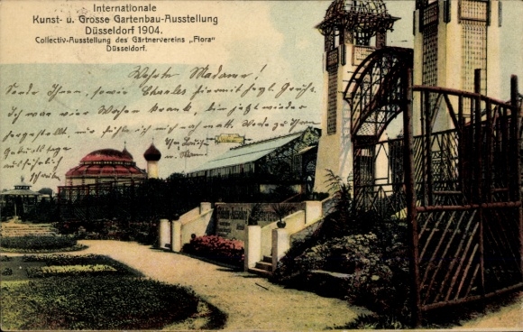 Ak Düsseldorf am Rhein, Internationale Kunst und Große Gartenbau-Ausstellung 1904, Flora