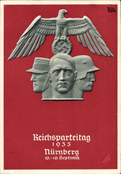 Künstler Ak Klein, R., Nürnberg, Reichsparteitag 1935