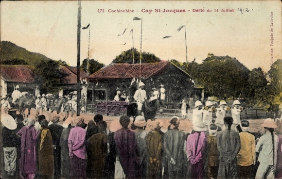 CPA Vũng Tàu Cap Saint Jacques Vietnam, Défilé du 14 Juillet
