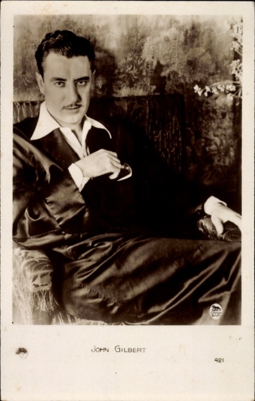 Ak Schauspieler John Gilbert, Porträt