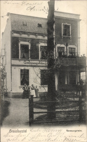 Ak Hamburg Groß Borstel, Genesungsheim