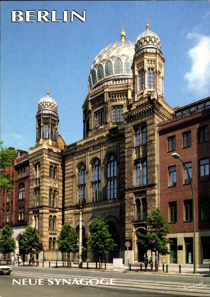 Judaika Ak Berlin Mitte, Neue Synagoge, Oranienburger Straße